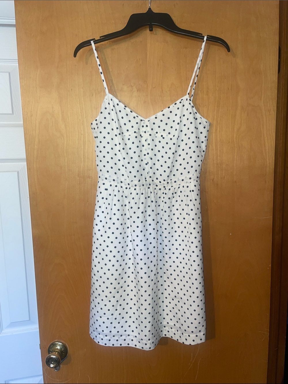 J. Crew polka dot slip dress size 4